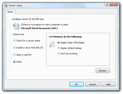Other options available if autorun document could not be opened. Click to enlarge...